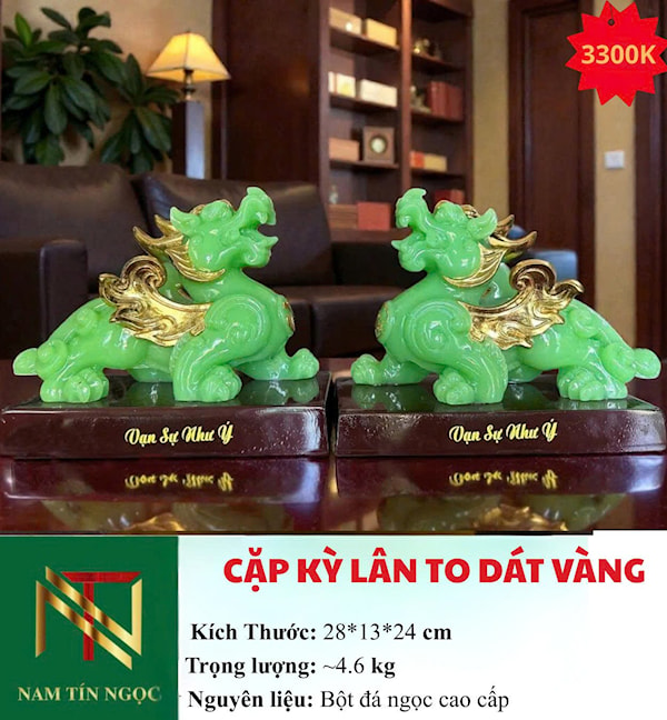 CẶP KÌ LÂN TO DÁT VÀNG
